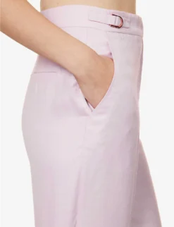 Vesta Flared Wool Suit Trousers -Reiss Shop R04189120 BLUSH ALT04