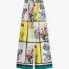 Ted Baker Embelae Floral-print Wide-leg Mid-rise Woven Trousers