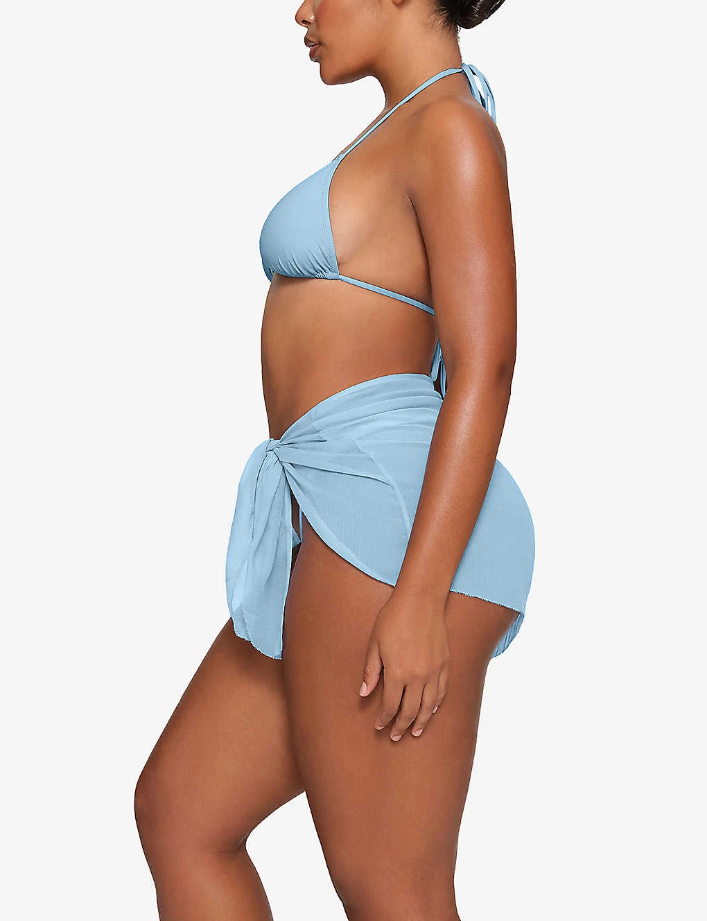 Semi-sheer Chiffon Silk Skirt 3 Semi-sheer Chiffon Silk Skirt - Image 3