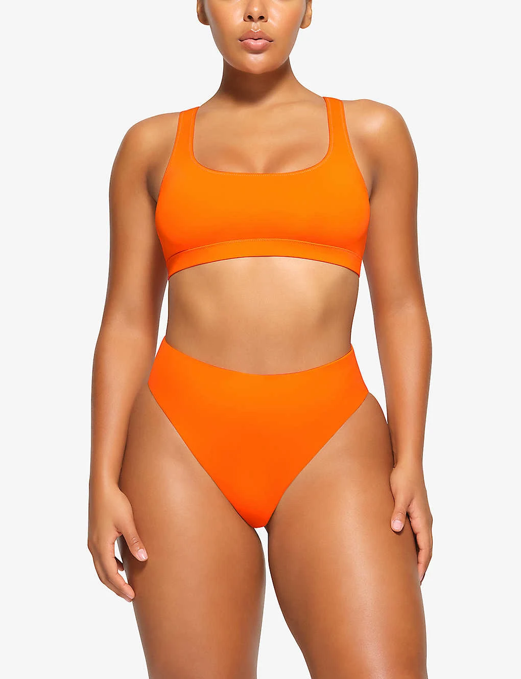 Scoop-neck Recycled Stretch-nylon Bikini Top 2 Scoop-neck Recycled Stretch-nylon Bikini Top - Image 2