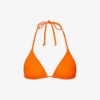 Halterneck Stretch-recycled Nylon Bikini Top