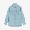 CLAUDIE PIERLOT Calisto Loose-fit Long-sleeve Woven Shirt