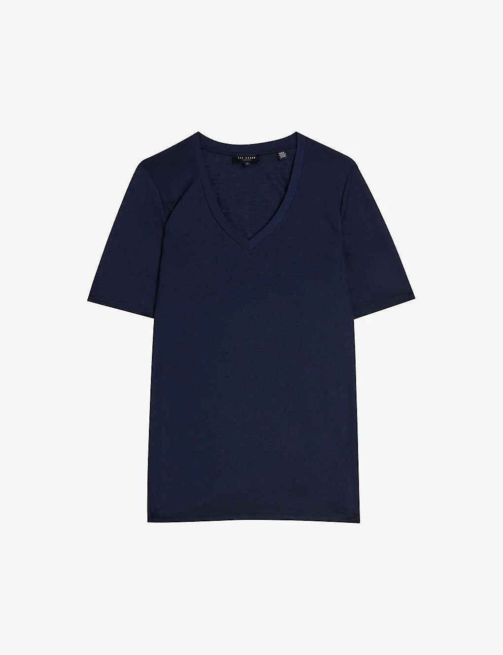 Ted Baker Kerika V-neckline Short-sleeve Woven T-shirt 1 Ted Baker Kerika V-neckline Short-sleeve Woven T-shirt