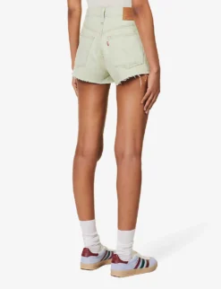 Levis 501 Original High-rise Denim Shorts -Reiss Shop R04191370 MYMUSESHORT ALT03