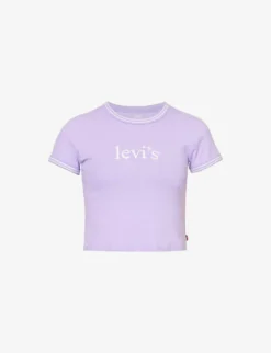 Levis Ringer Logo-print Cotton-jersey T-shirt