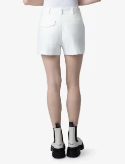 Zadig & Voltaire Please Crystal-embellished Stretch-woven Shorts -Reiss Shop R04191940 JUDO ALT03