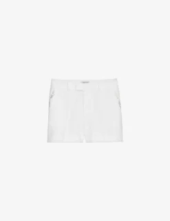 Zadig & Voltaire Please Crystal-embellished Stretch-woven Shorts
