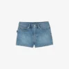 Zadig & Voltaire Sina Crystal-embellished Denim Shorts