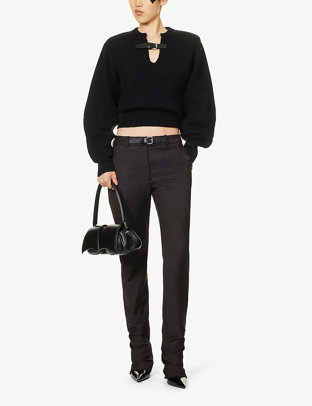 Fino Slim-leg Mid-rise Wool Trousers 2 Fino Slim-leg Mid-rise Wool Trousers - Image 2