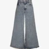 Marni Wide-leg Low-rise Distressed Jeans