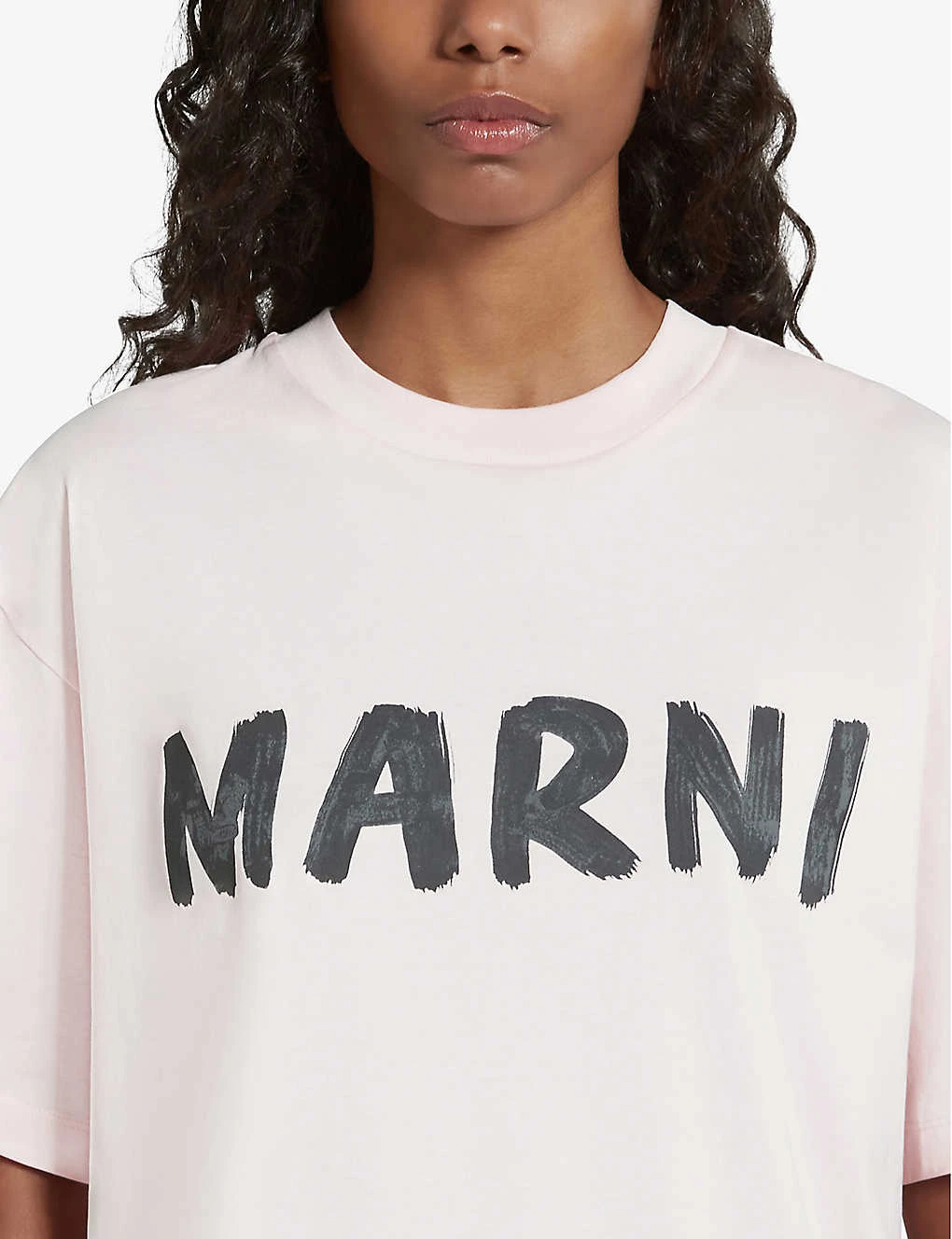 Marni Boxy-fit Logo-print Cotton T-shirt 5 Marni Boxy-fit Logo-print Cotton T-shirt - Image 5