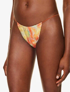Jaded London Abstract Gradient-pattern Mid-rise Bikini Bottoms 6 Jaded London Abstract Gradient-pattern Mid-rise Bikini Bottoms -Reiss Shop R04197651 TIEDYEMETALLIC ALT02