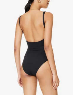 ERES Asia Low-back Swimsuit 6 ERES Asia Low-back Swimsuit -Reiss Shop R04198488 NOIR ALT02