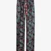 Zadig & Voltaire Pomy Floral-jacquard Straight-leg Mid-rise Woven Trousers