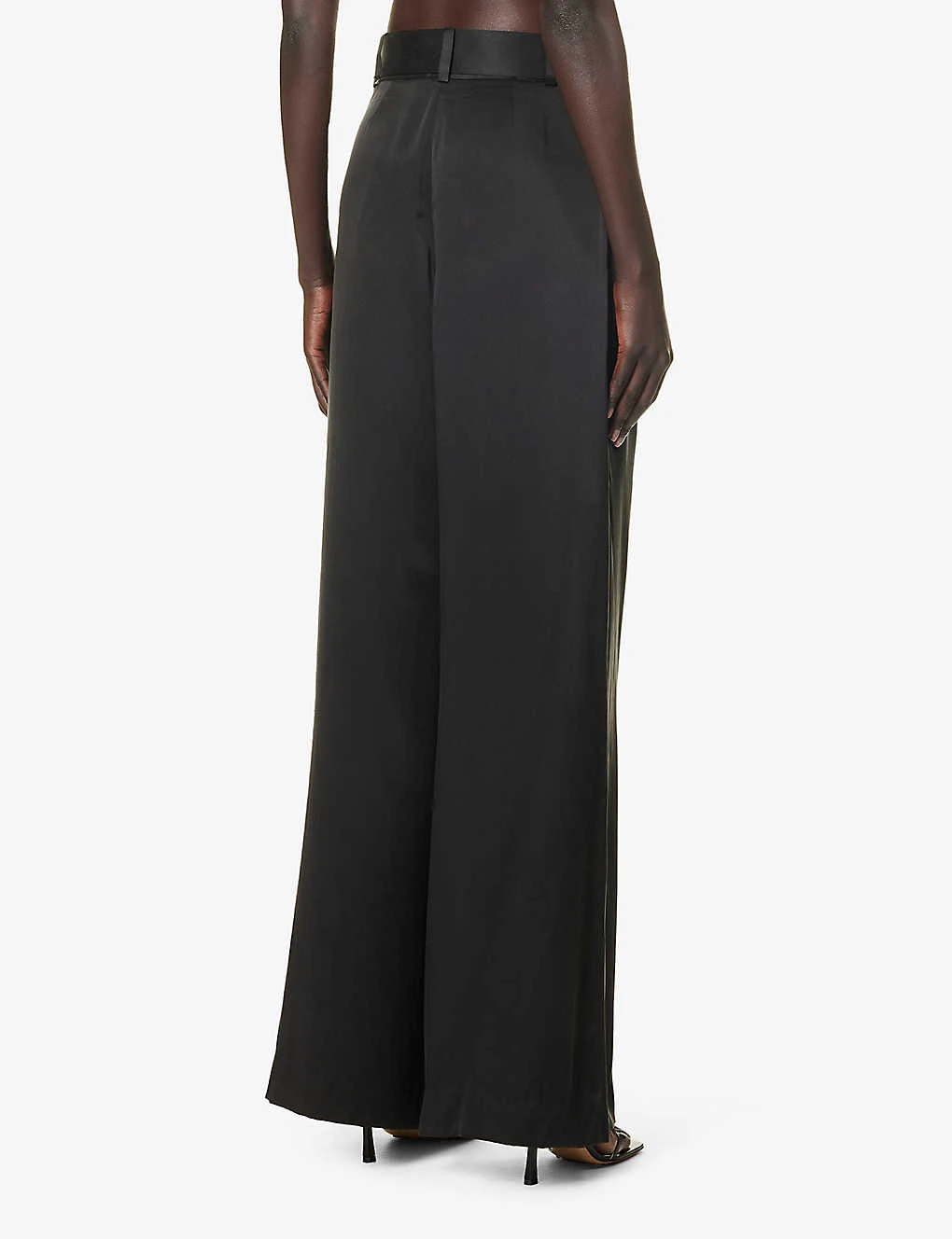 Zimmermann Buckle-embellished Wide-leg High-rise Silk Trousers 4 Zimmermann Buckle-embellished Wide-leg High-rise Silk Trousers - Image 4