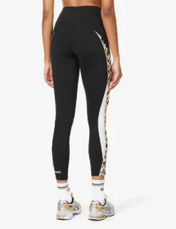 P.E NATION Pursuit Slim-fit High-rise Stretch-recycled-polyester Leggings 8 P.E NATION Pursuit Slim-fit High-rise Stretch-recycled-polyester Leggings -Reiss Shop R04199856 BLACK ALT03