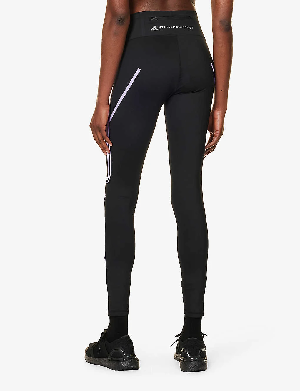 Adidas By Stella Mccartney TruePace High-rise Recycled-polyester And Recycled-elastane-blend Leggings 4 Adidas By Stella Mccartney TruePace High-rise Recycled-polyester And Recycled-elastane-blend Leggings - Image 4