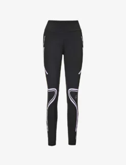 Adidas By Stella Mccartney TruePace High-rise Recycled-polyester And Recycled-elastane-blend Leggings