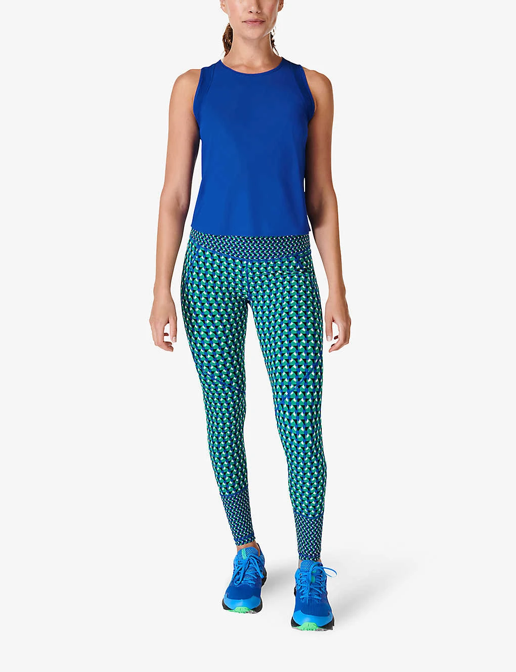 Sweaty Betty Swifty Workout Sleeveless Stretch-jersey Tank Top 2 Sweaty Betty Swifty Workout Sleeveless Stretch-jersey Tank Top - Image 2