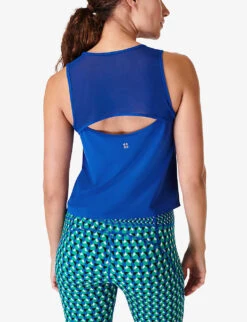 Sweaty Betty Swifty Workout Sleeveless Stretch-jersey Tank Top 7 Sweaty Betty Swifty Workout Sleeveless Stretch-jersey Tank Top -Reiss Shop R04201947 LIGHTNINGBLUE ALT03