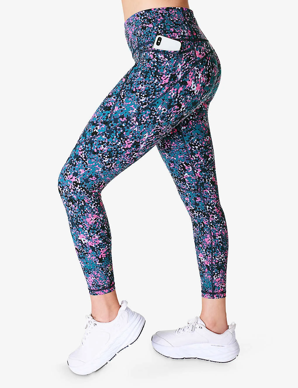 Sweaty Betty Power 7/8 Abstract-print Stretch-woven Leggings 3 Sweaty Betty Power 7/8 Abstract-print Stretch-woven Leggings - Image 3