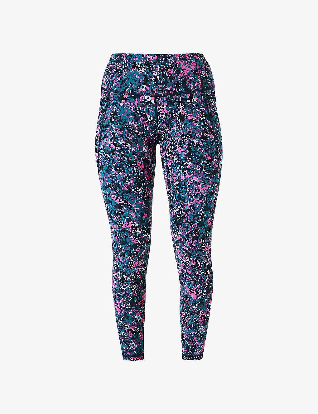 Sweaty Betty Power 7/8 Abstract-print Stretch-woven Leggings 1 Sweaty Betty Power 7/8 Abstract-print Stretch-woven Leggings