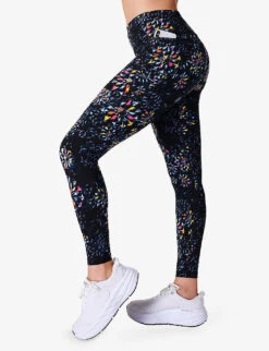 Sweaty Betty Power Abstract-print Stretch-woven Leggings -Reiss Shop R04201962 BLACKFACETEDFLORAL ALT02