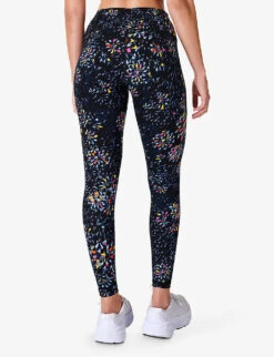 Sweaty Betty Power Abstract-print Stretch-woven Leggings -Reiss Shop R04201962 BLACKFACETEDFLORAL ALT03