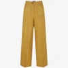 Soeur Harry Wide-leg Twin-pocket Organic Cotton-blend Trousers
