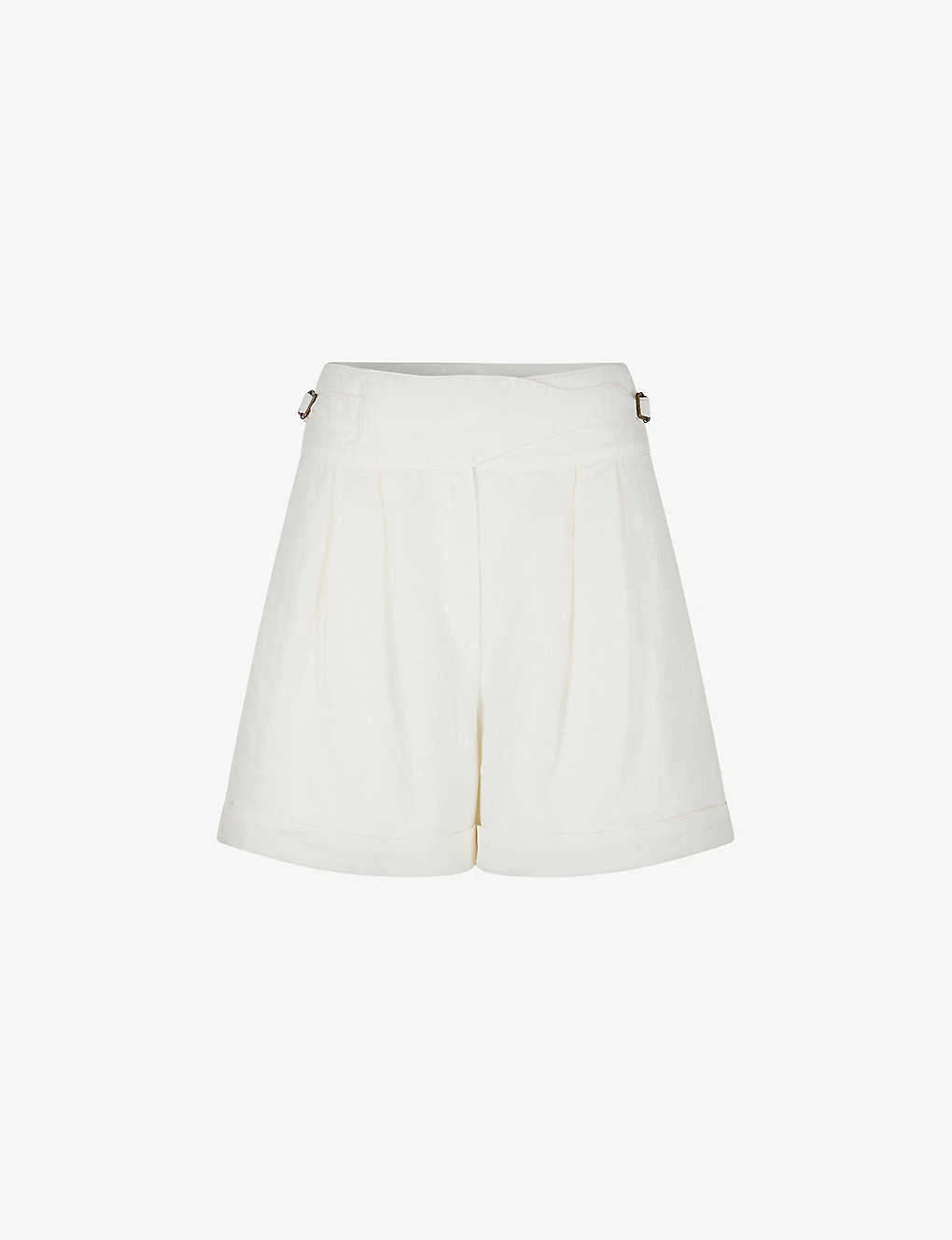 Soeur Uttam High-rise Linen Shorts 1 Soeur Uttam High-rise Linen Shorts