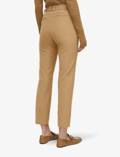 Joseph Coleman Structured-waist Straight-leg Mid-rise Woven Trousers -Reiss Shop R04203888 CASSONADE ALT02