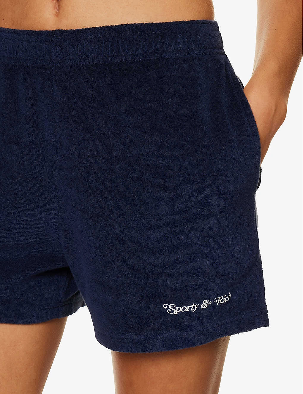 Tennis Club Brand-embroidered Cotton Shorts 5 Tennis Club Brand-embroidered Cotton Shorts - Image 5
