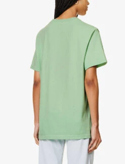 SRWC 94 Logo-print Cotton-jersey T-shirt -Reiss Shop R04205099 THYMEBLACK ALT03