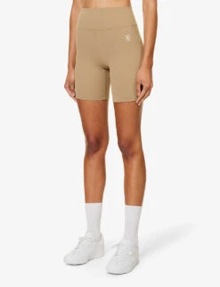 Runner Logo-print High-rise Stretch-woven Shorts -Reiss Shop R04205133 ESPRESSOWHITE ALT02