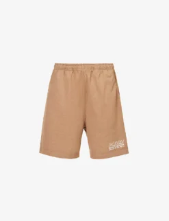 Made In The USA Logo-print High-rise Regular-fit Cotton-jersey Shorts