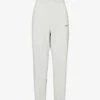 Italic Logo-print Relaxed-fit Stretch-cotton Jogging Bottoms